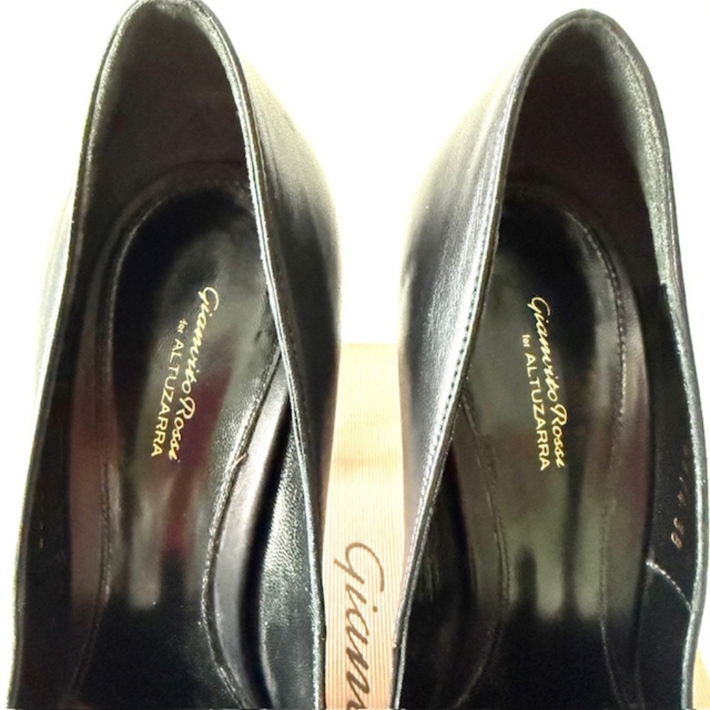 NWT Gianvioto Rossi for Altuzarra Navy pump size 38 - Picture 7 of 13
